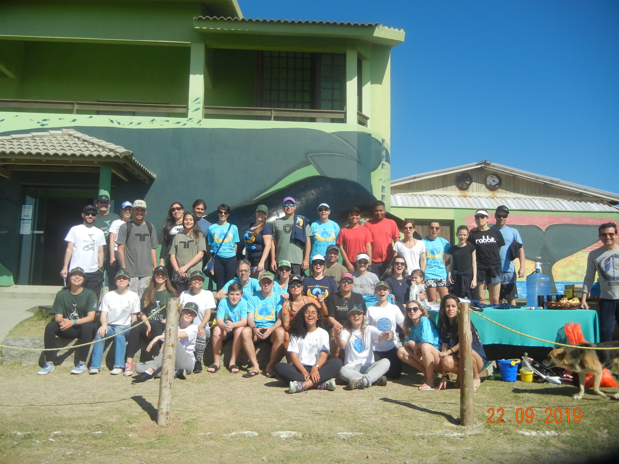 Dia Mundial de Limpeza de Rios e Praias 2019 - voluntários PMP-BS/Instituto Australis
