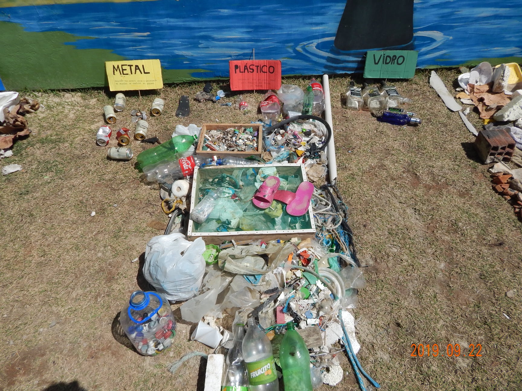 Dia Mundial de Limpeza de Rios e Praias 2019 - voluntários PMP-BS/Instituto Australis